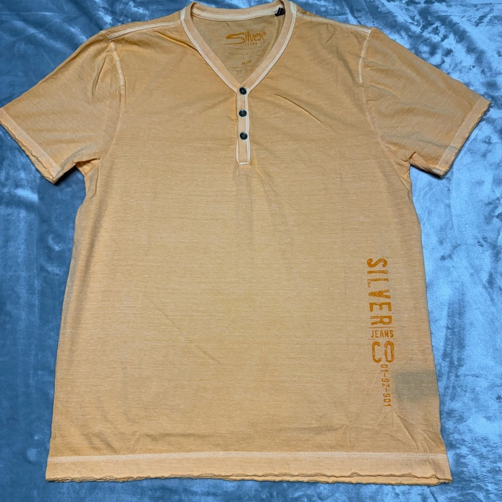 Silver Jeans Men's Short Sleeve Tan Tee